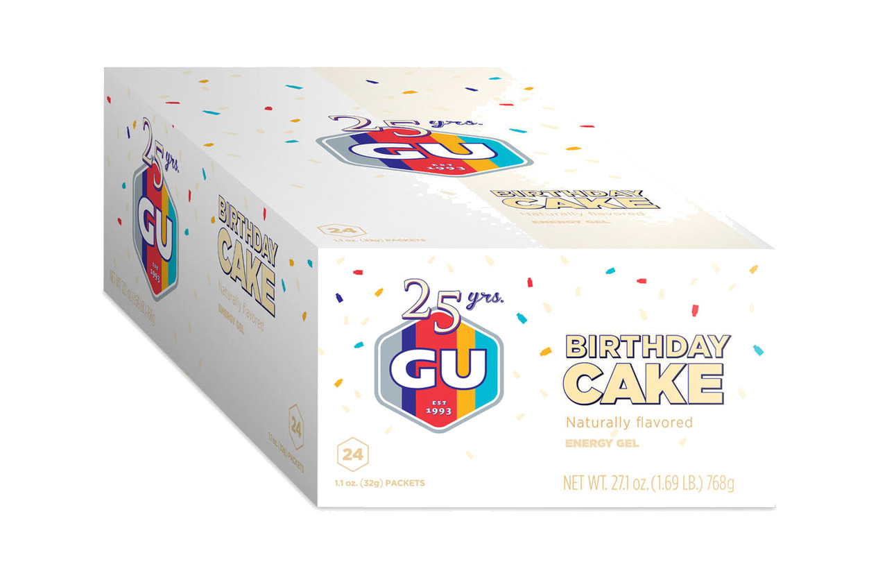 bebida energetica gu gel birthday cake 24 u