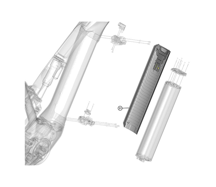 cubierta neumatico de la bateria e-bike pinion igb