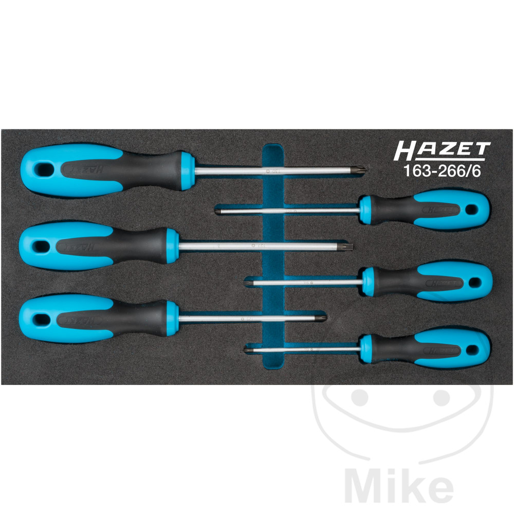 HAZET Kit de 6 tournevis avec insert pour chariot à outils - Afbeelding 1 van 1