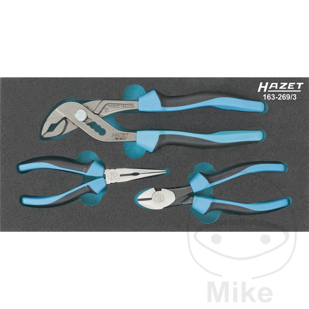 kit 3 alicates con inserto para carro de herramientas