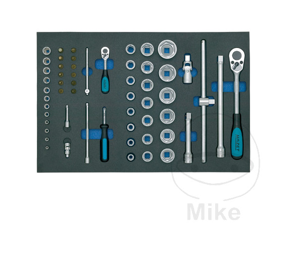 kit 56 herramientas con inserto para carro de herramientas