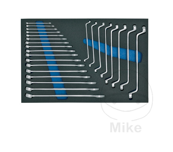 kit 25 herramientas con inserto para carro de herramientas