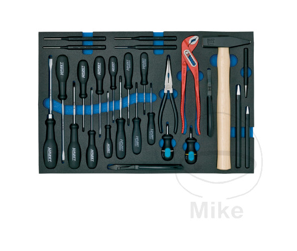 kit 27 herramientas con inserto para carro de herramientas