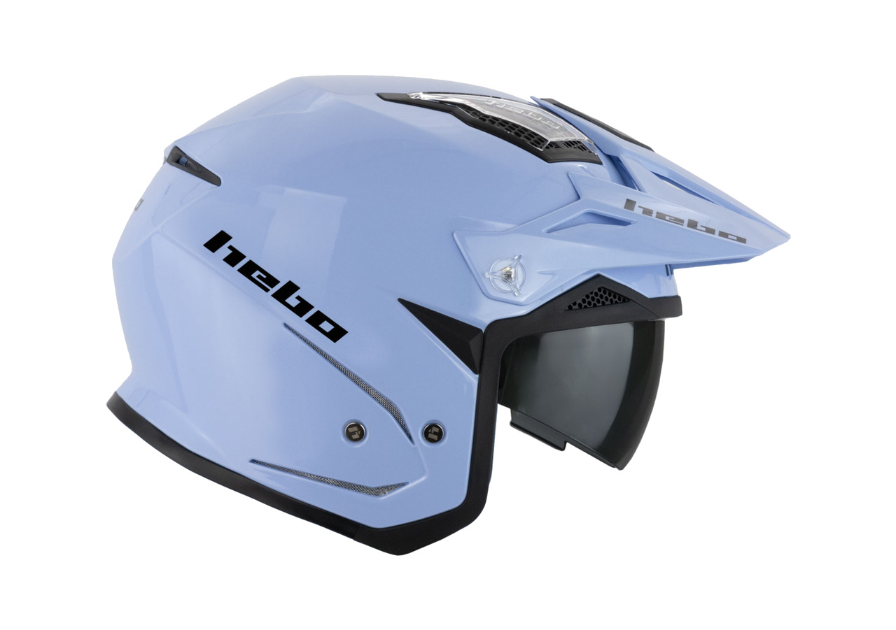 casco trial jet abierto 5 monocolor
