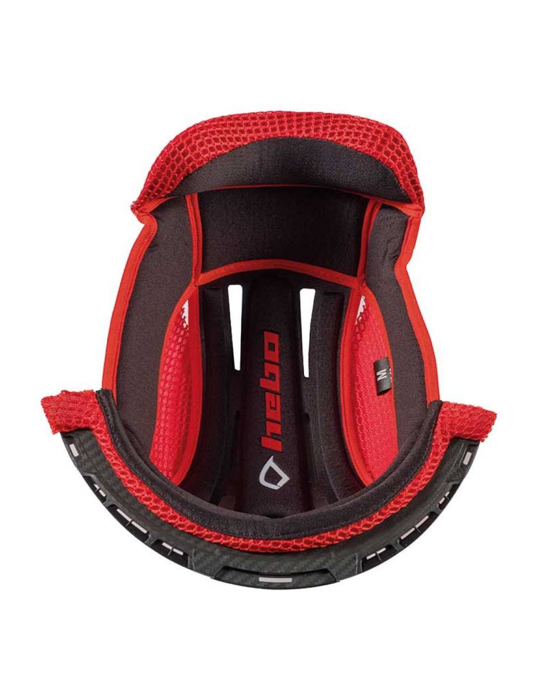recambio casco moto interior superior fibra/carbon