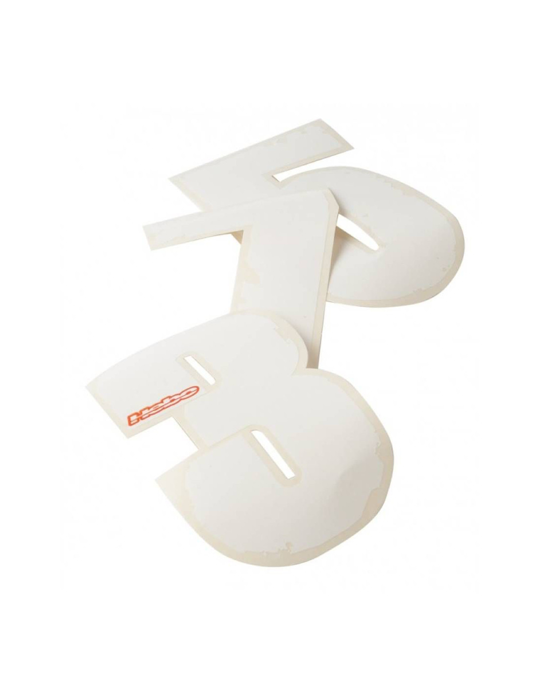 juego numeros adhesivos dorsal 10u. 140mm x 84mm nº3