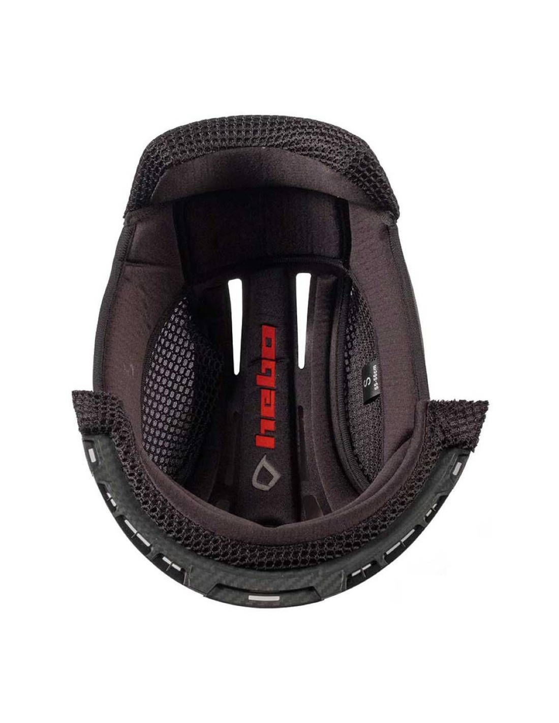 recambio casco moto interior superior fibra/carbon
