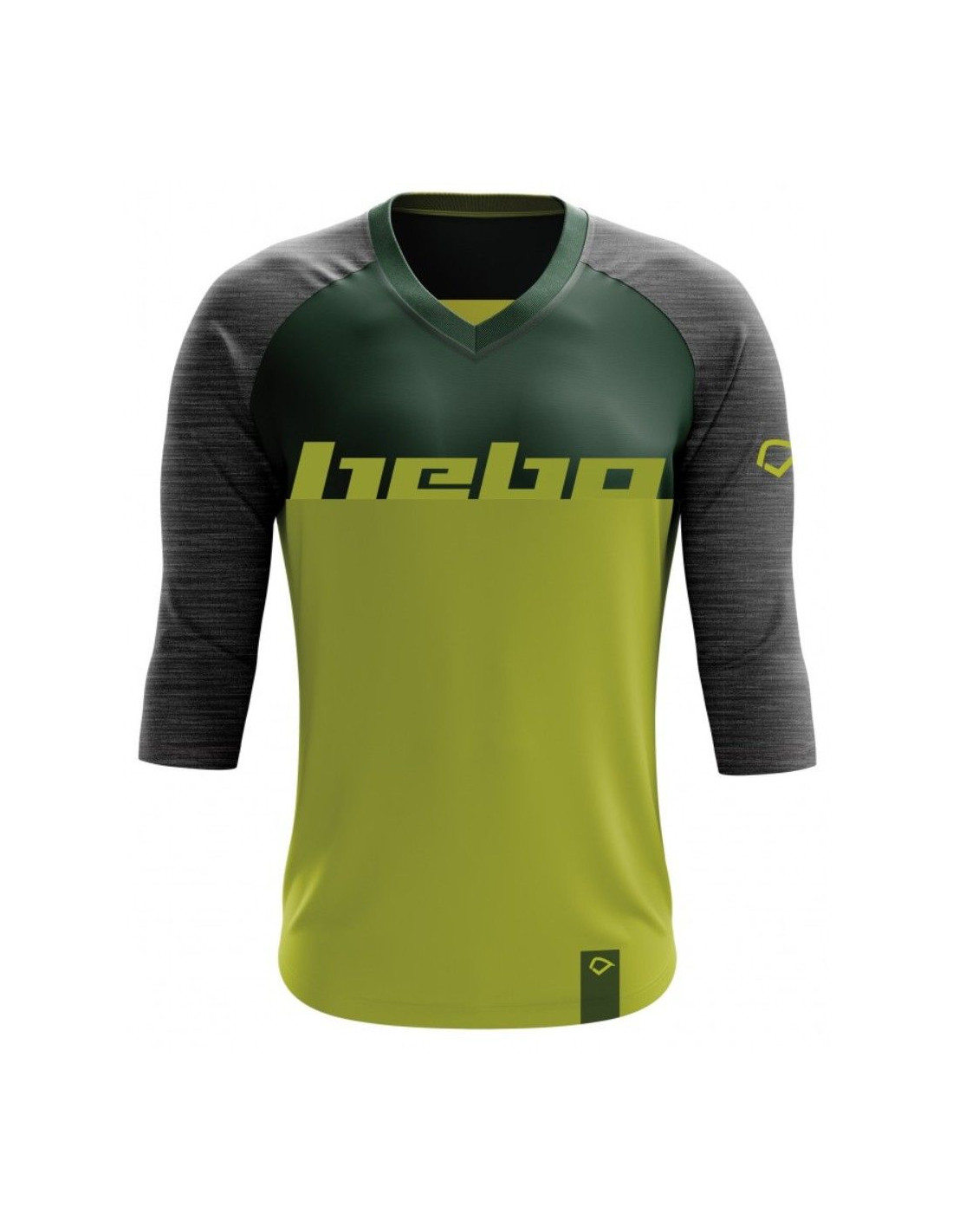 camiseta trial offroad bicicleta montaña maga 3/4 level 2.0
