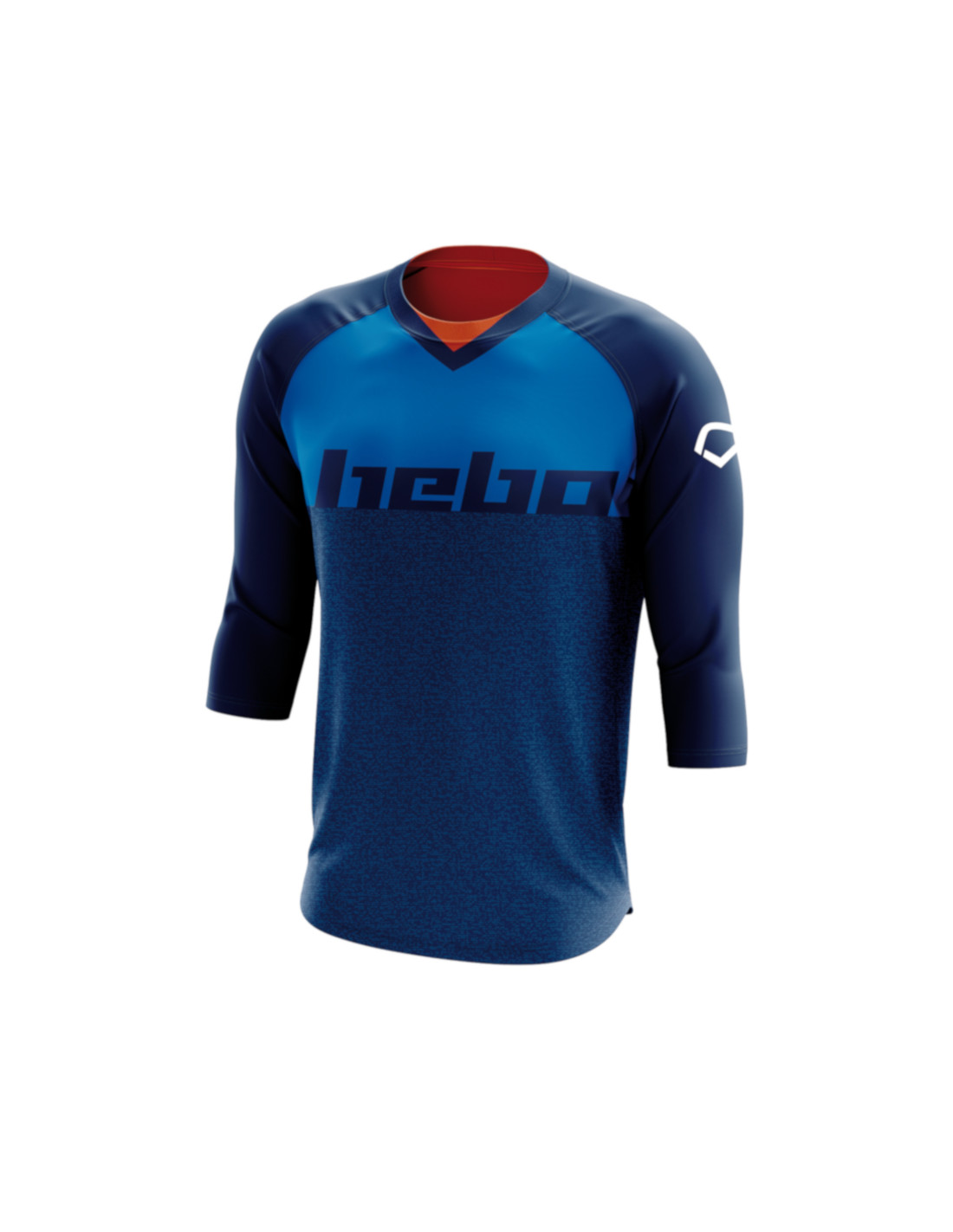 camiseta ciclismo enduro/mtb level pro manga 3/4