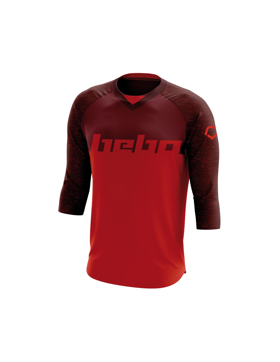 camiseta ciclismo enduro/mtb level pro manga 3/4