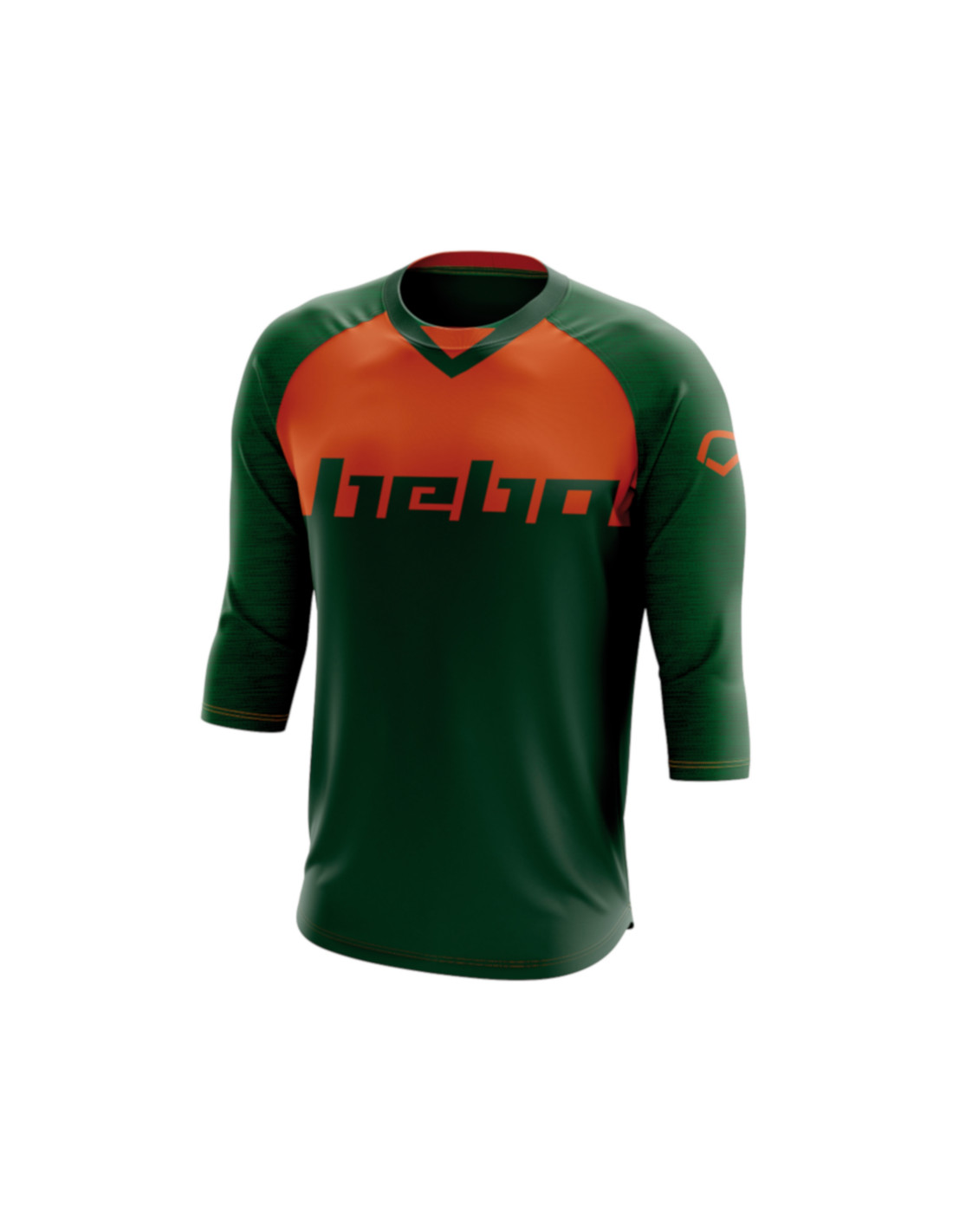 camiseta ciclismo enduro/mtb level pro manga 3/4