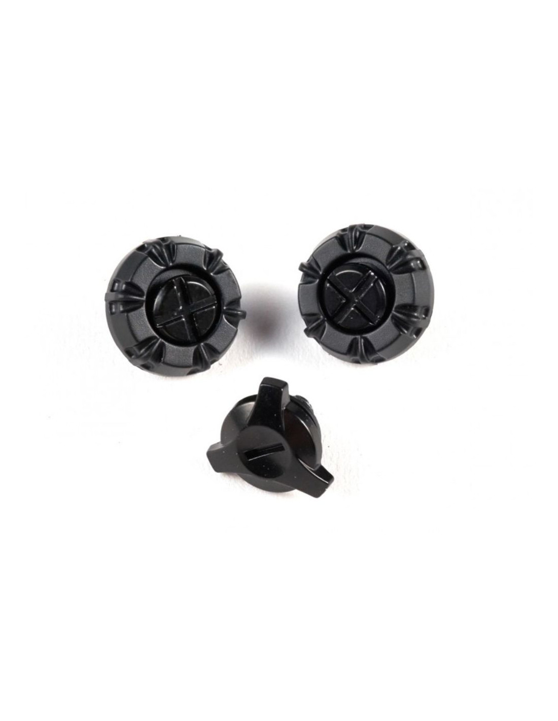 recambio 3 tornillos visera casco peak enduro abs
