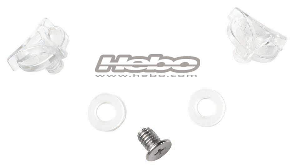 recambio juego tornillos visera zone 5 para casco de trial