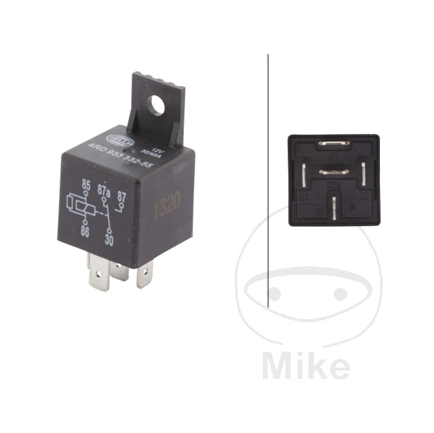 relé multifunción con soporte 12v 5-polos - 4rd 933 332-551