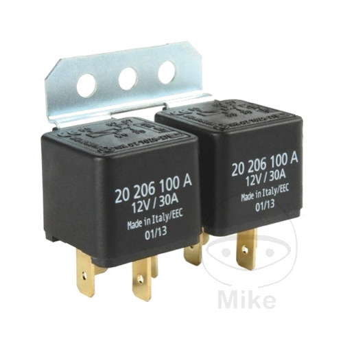 relé multifuncional 8 polos 12 v 30 a