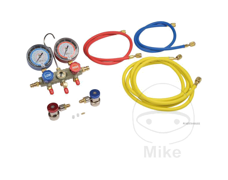 kit manómetro de 3 vías para aire acondicionado