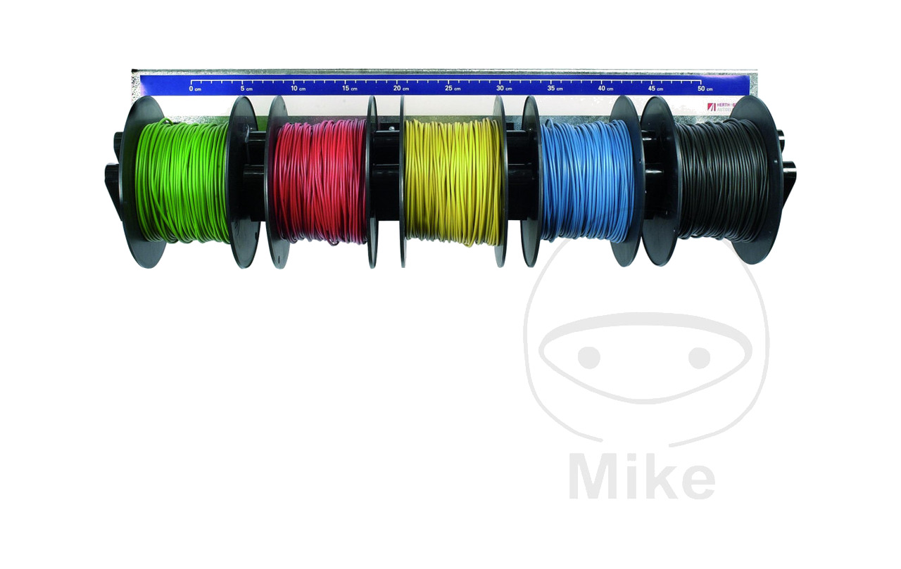 soporte de pared para 5 bobinas de cable