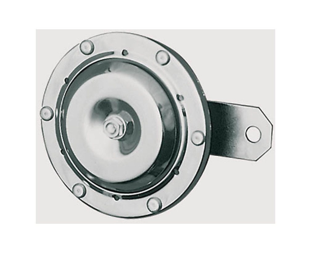 claxon cromado 12 v 100 mm
