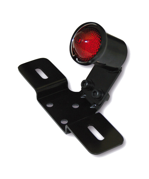 piloto trasero led con portamatrícula con cristal y homologación e smart old school type 3 - 1 pza