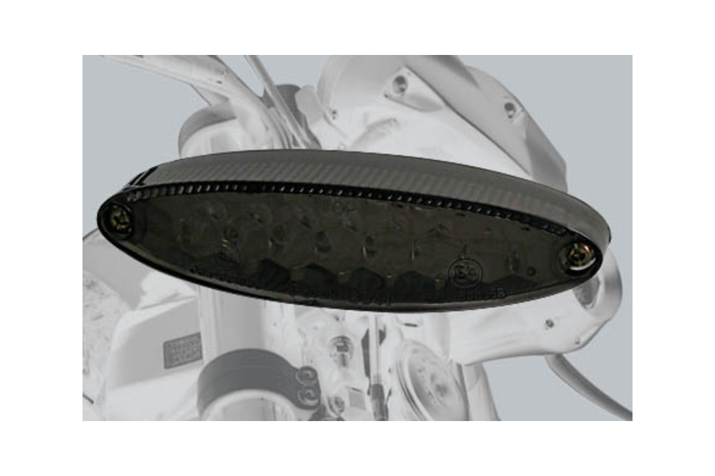piloto trasero led mini con luz de matrícula y cristal tintado smart number1