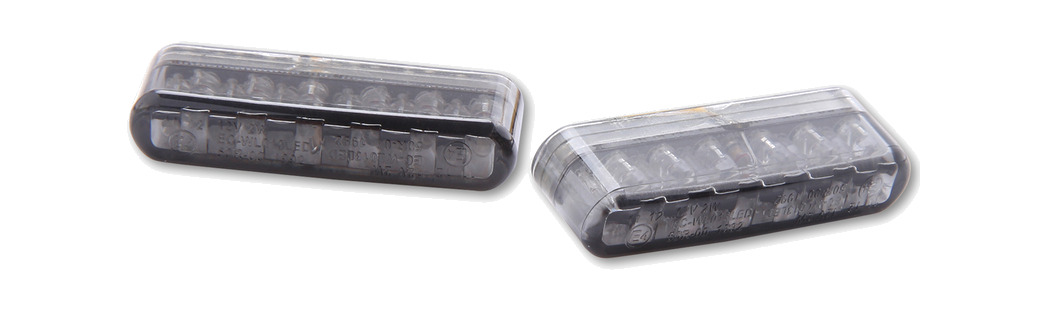 intermitente led con cristal ahumado y homologación e smart shorty par