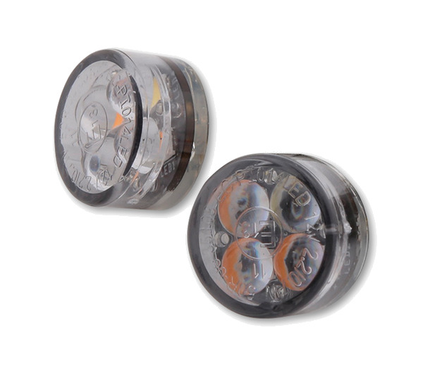 intermitente y luz de posición led con cristal ahuamdo y homologación e smart module sixteen 2in1 - par