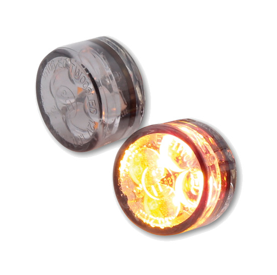 piloto trasero e intermitente led con cristal ahumado y homologación e smart module sixteen 3in1 par