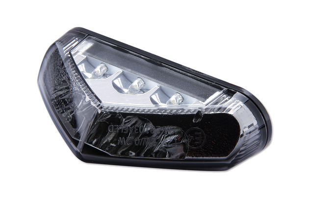 piloto trasero led con cristal ahumado y homologación e smart - 1 pza