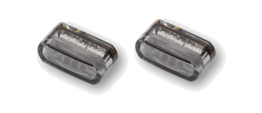 intermitente led con cristal ahumado y homologación e smart module 1  par