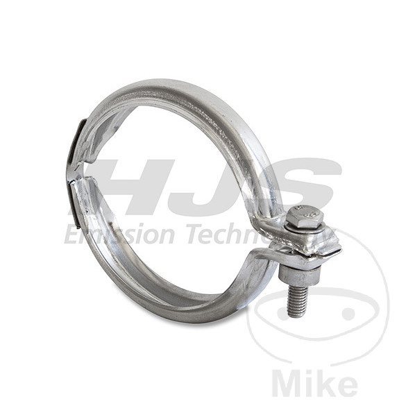 abrazadera de escape con tornillo