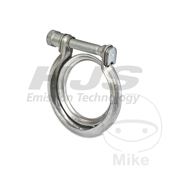 abrazadera de escape con tornillo