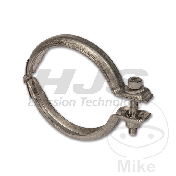 abrazadera de escape con tornillo