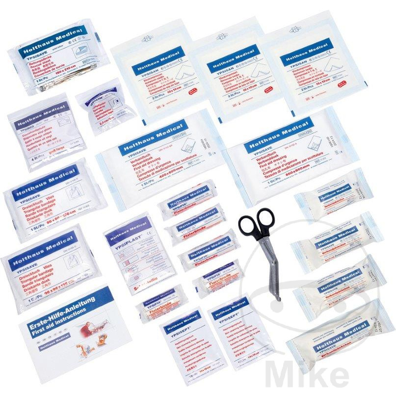 pack 126 vendajes médicos para botiquín primeros auxilios din 13169