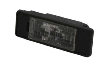 luz de matrícula con portalámparas incluido