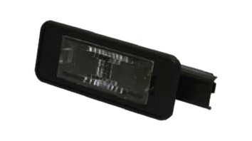 luz de matrícula con portalámparas incluido