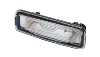 luz de matrícula con portalámparas incluido