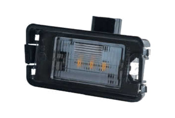luz de matrícula con portalámparas incluido