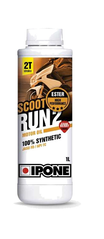 aceite lubricante para motor scoot run 2 fraise - 1l