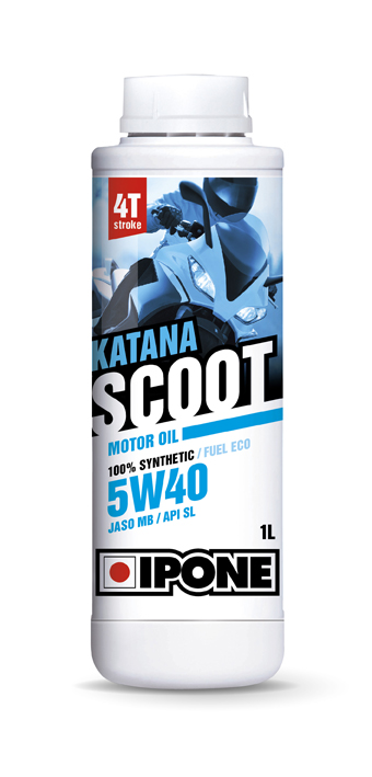 aceite lubricante para motor ipone katana scoot 5w40 - 1l