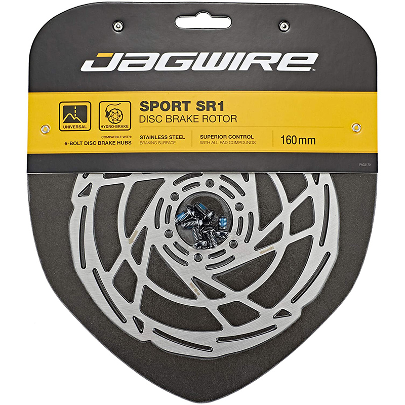 disco de freno 6 agujeros para bicicleta sport sr1 180 mm