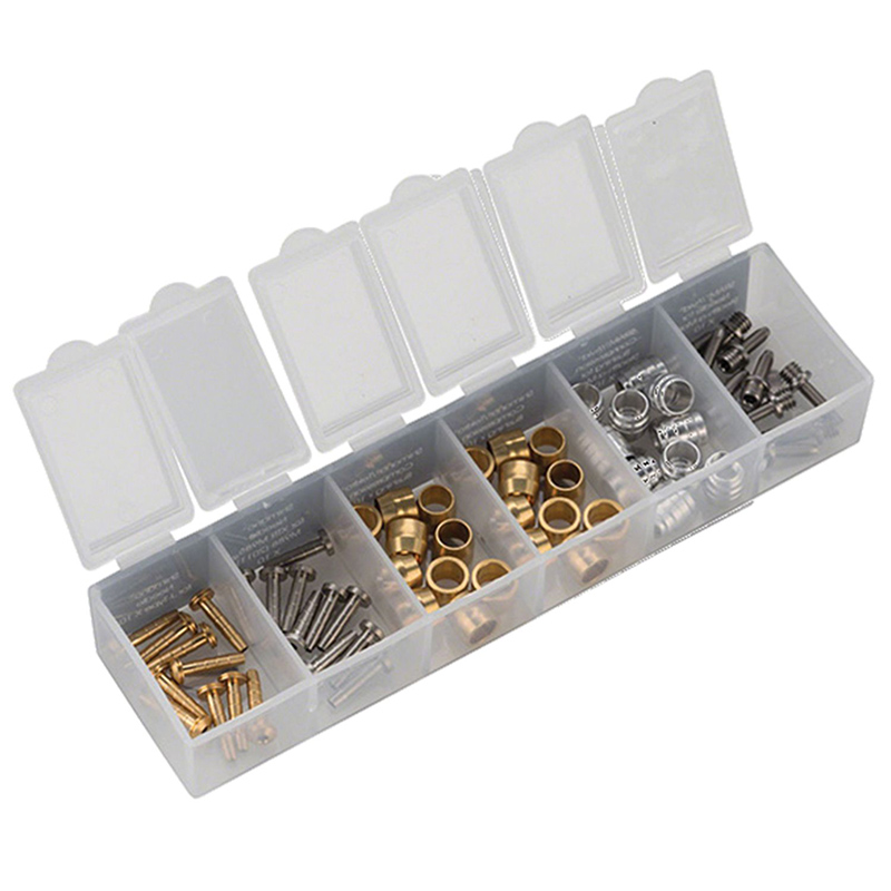 kit ovalillos/pins/tuercas para latiguillo freno hidráulico