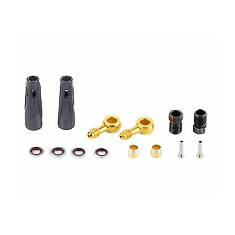 kit de adaptadores para frenos delanteros y traseros shimano xt/xtr banjo