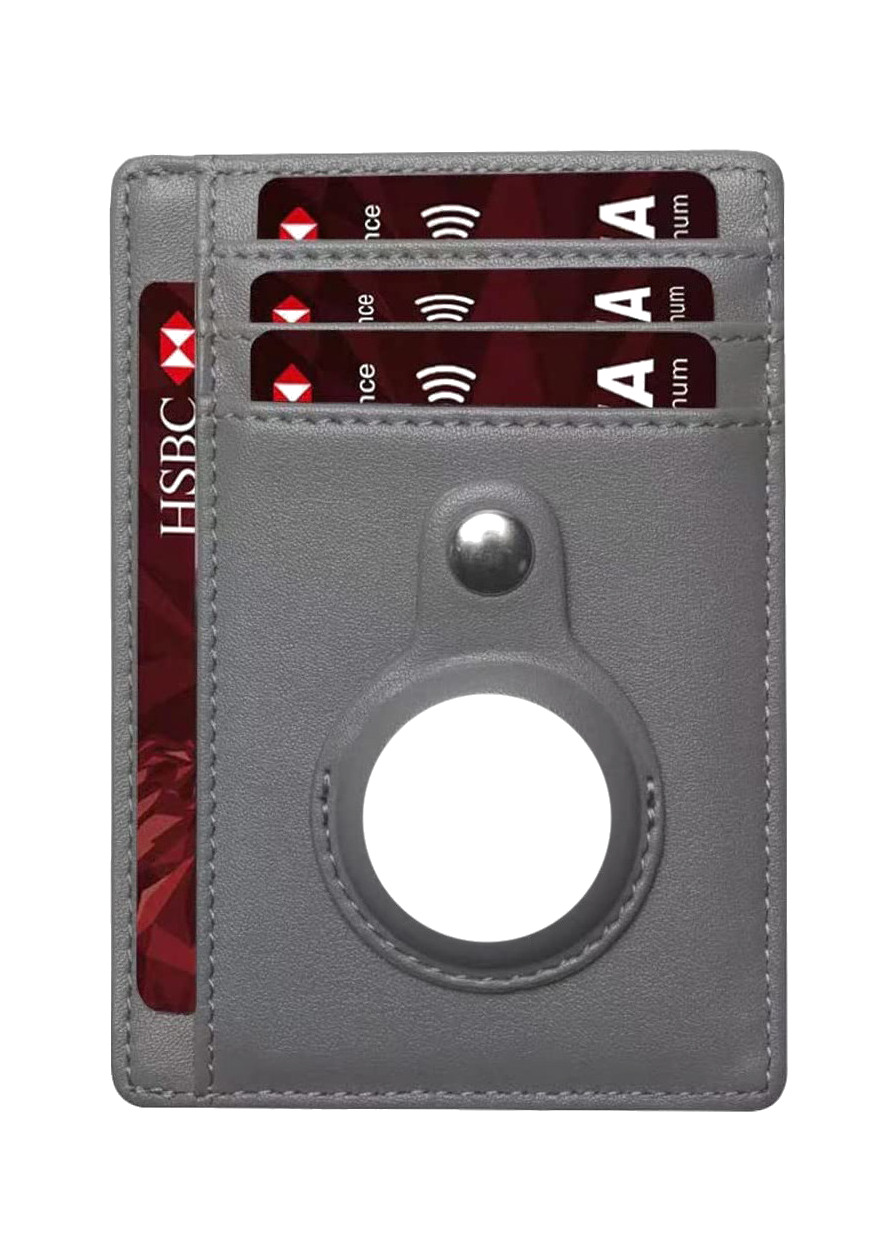 Portefeuille porte-cartes avec support AirTag - Gardez vos objets de valeur  en s