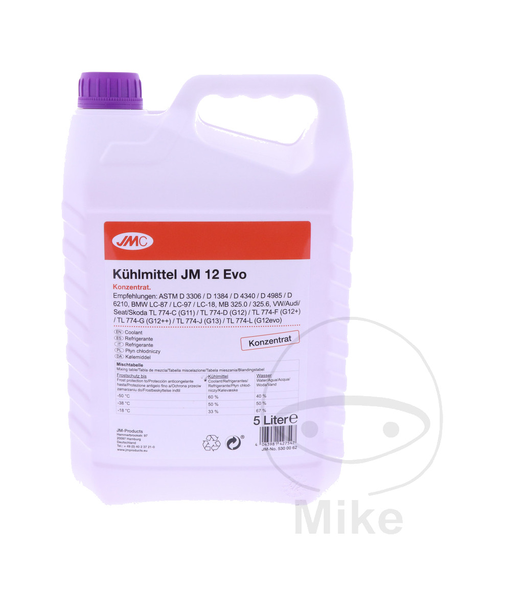 refrigerante liquido con anticongelante 5 l jm 12 evo