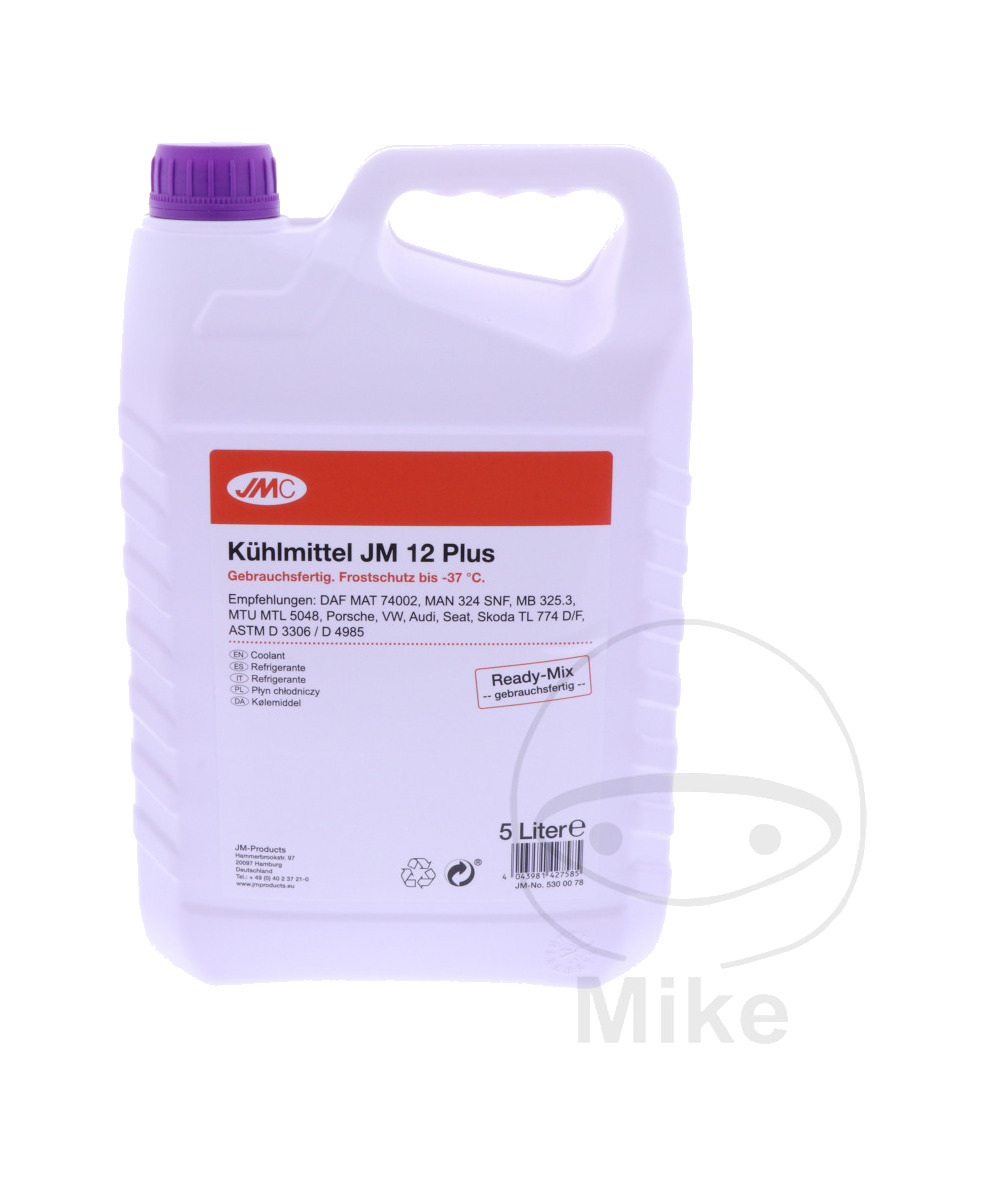 refrigerante liquido con anticongelante líquido mezcla preparada 5 l ready-mix 12 plus jm 12+