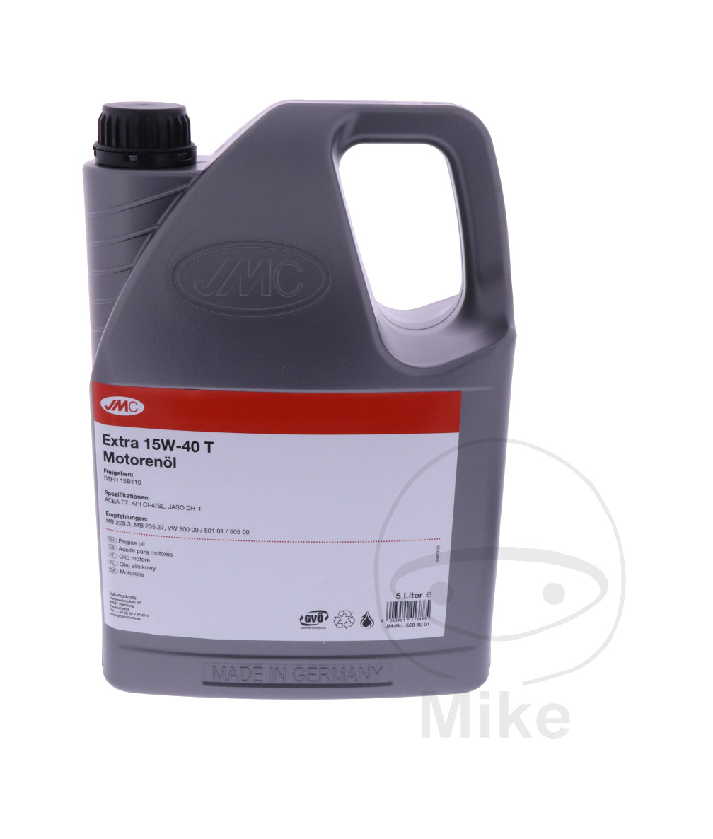 aceite motor 15w40 t 5 l extra 15w-40