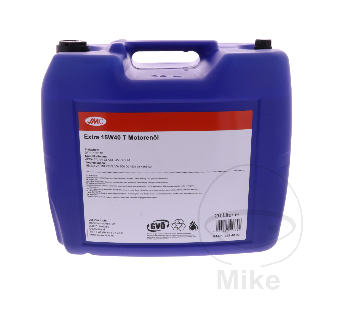 aceite motor 15w40 t 20 l extra 15w-40