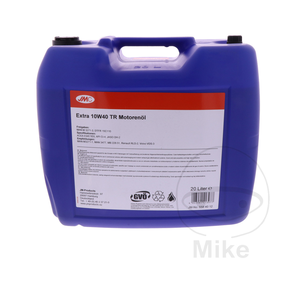 aceite motor 10w40 tr 20 l extra 10w-40