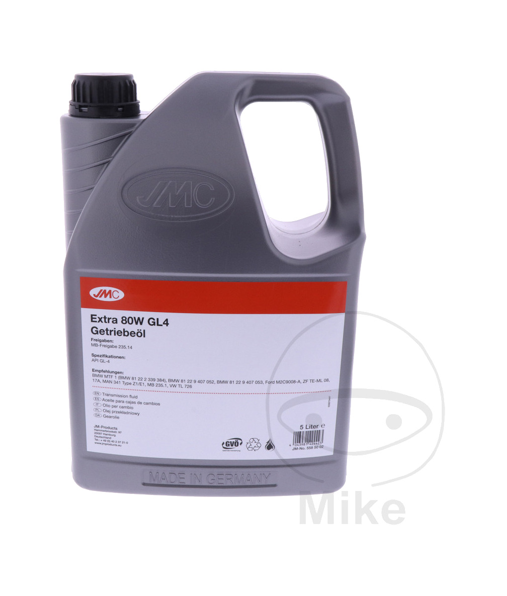 aceite para transmisiones gl4 80w 5 l extra