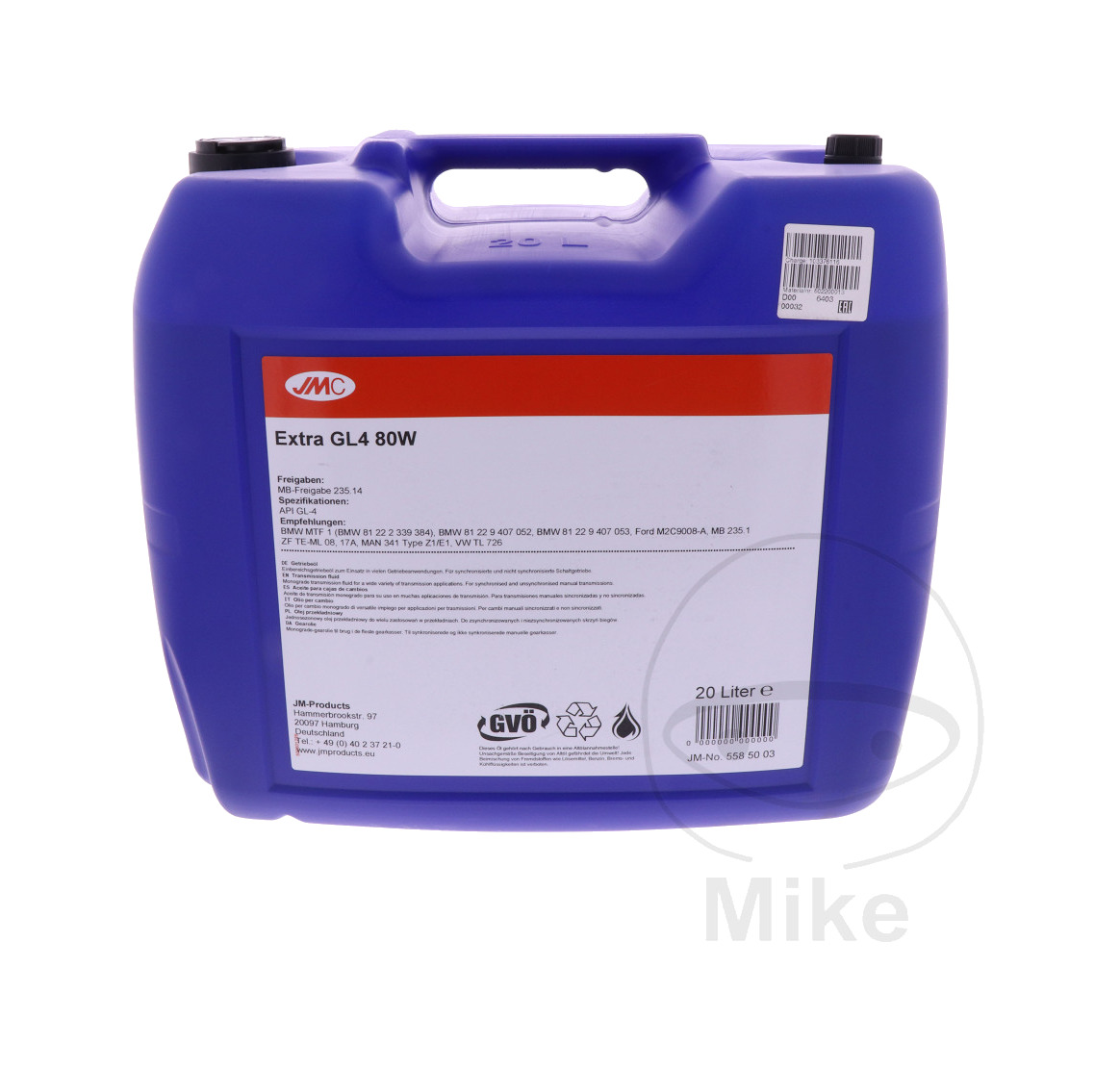 aceite para transmisiones gl4 80w 20 l extra